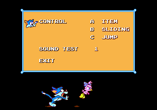 Tiny Toon Adventures: Buster's Hidden Treasure screenshot 4 for Sega Mega Drive